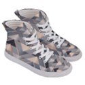 Modern Triangles Women s Hi-Top Skate Sneakers View3