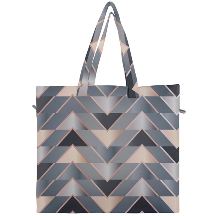 Modern Triangles Canvas Travel Bag