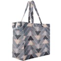 Modern Triangles Canvas Travel Bag View3