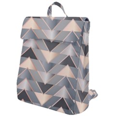 Modern Triangles Flap Top Backpack by LoolyElzayat