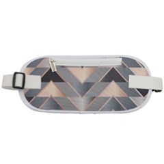 Modern Triangles Rounded Waist Pouch by LoolyElzayat