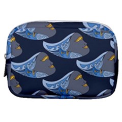 Queen Fish Doodle Art Make Up Pouch (small) by tmsartbazaar