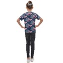 Doodle Queen Fish Pattern Kids  Mesh Piece Tee View2