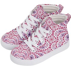 Modern Ornate Pattern Design Kids  Hi-top Skate Sneakers