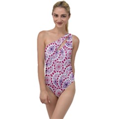 Modern Ornate Pattern Design To One Side Swimsuit by dflcprintsclothing