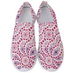 Modern Ornate Pattern Design Men s Slip On Sneakers by dflcprintsclothing