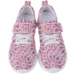 Modern Ornate Pattern Design Women s Velcro Strap Shoes