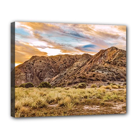 El Leoncito National Park Landscape, San Juan Province, Argentina Canvas 14  X 11  (stretched) by dflcprintsclothing