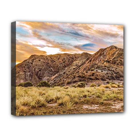 El Leoncito National Park Landscape, San Juan Province, Argentina Deluxe Canvas 20  X 16  (stretched)