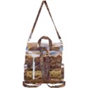 El Leoncito National Park Landscape, San Juan Province, Argentina Crossbody Backpack View3