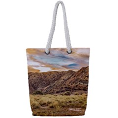 El Leoncito National Park Landscape, San Juan Province, Argentina Full Print Rope Handle Tote (small) by dflcprintsclothing