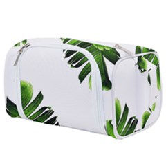 Green Banana Leaves Toiletries Pouch by goljakoff