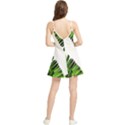 Green banana leaves Summer Frill Dress View2