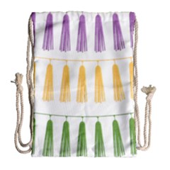 Tassels Tassel Bunting Banner Drawstring Bag (large)