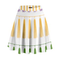 Tassels Tassel Bunting Banner High Waist Skirt by HermanTelo