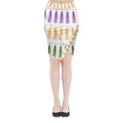 Tassels Tassel Bunting Banner Midi Wrap Pencil Skirt by HermanTelo