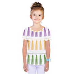 Tassels Tassel Bunting Banner Kids  One Piece Tee