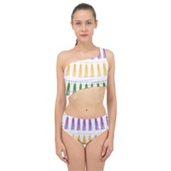 Tassels Tassel Bunting Banner Spliced Up Two Piece Swimsuit