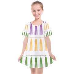 Tassels Tassel Bunting Banner Kids  Smock Dress by HermanTelo