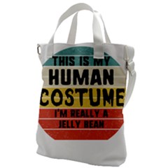 Jelly Bean Canvas Messenger Bag by unicornwithstyle