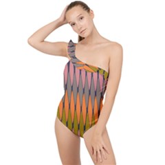 Zappwaits - Your Frilly One Shoulder Swimsuit by zappwaits