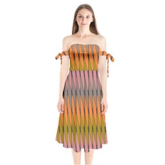 Zappwaits - Your Shoulder Tie Bardot Midi Dress by zappwaits