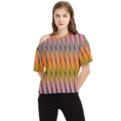 Zappwaits - Your One Shoulder Cut Out Tee by zappwaits