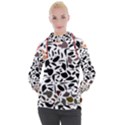 zappwaits - words Women s Hooded Pullover View1