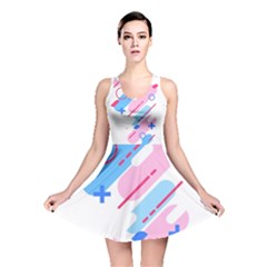 Abstract Geometric Pattern  Reversible Skater Dress by brightlightarts