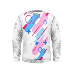 Abstract Geometric Pattern  Kids  Sweatshirt