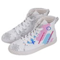 Abstract Geometric Pattern  Men s Hi-Top Skate Sneakers View2