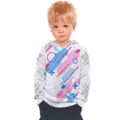 Abstract Geometric Pattern  Kids  Overhead Hoodie