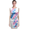 Abstract Geometric Pattern  Classic Sleeveless Midi Dress View1