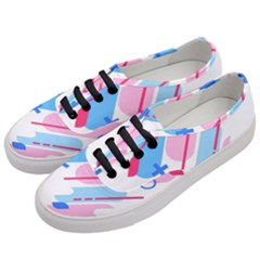 Abstract Geometric Pattern  Women s Classic Low Top Sneakers by brightlightarts