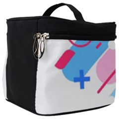 Abstract Geometric Pattern  Make Up Travel Bag (big) by brightlightarts