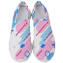 Abstract Geometric Pattern  Men s Slip On Sneakers View1