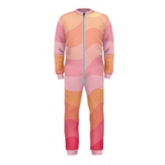 Pink Color Tints Pattern Onepiece Jumpsuit (kids)