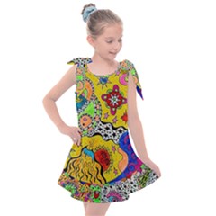 Supersonicplanet2020 Kids  Tie Up Tunic Dress