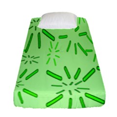 Electric Lime Fitted Sheet (single Size) by Janetaudreywilson