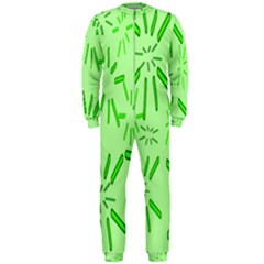 Electric Lime Onepiece Jumpsuit (men)  by Janetaudreywilson