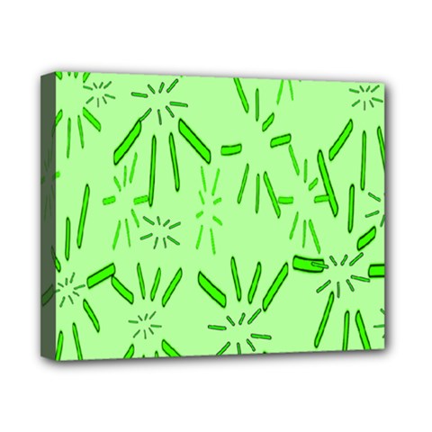 Electric Lime Canvas 10  X 8  (stretched) by Janetaudreywilson