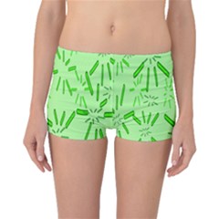 Electric Lime Boyleg Bikini Bottoms by Janetaudreywilson