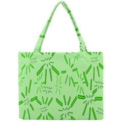 Electric Lime Mini Tote Bag by Janetaudreywilson