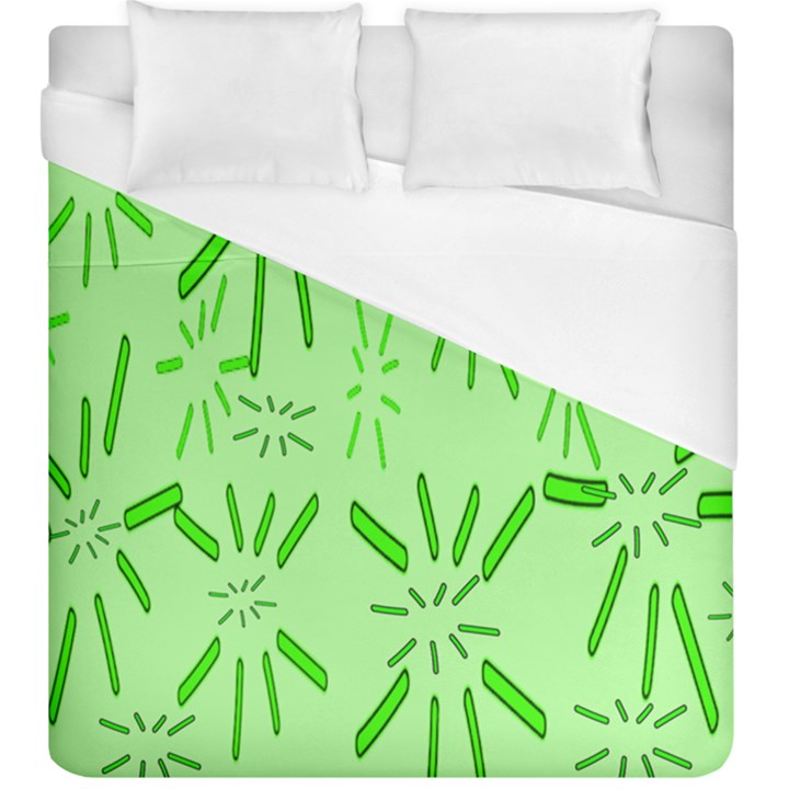 Electric Lime Duvet Cover (King Size)