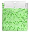 Electric Lime Duvet Cover Double Side (Queen Size) View1