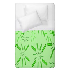 Electric Lime Duvet Cover (single Size) by Janetaudreywilson