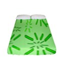 Electric Lime Fitted Sheet (Full/ Double Size) View1