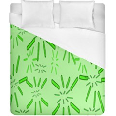 Electric Lime Duvet Cover (california King Size) by Janetaudreywilson