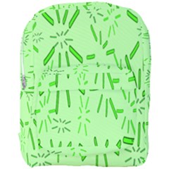 Electric Lime Full Print Backpack by Janetaudreywilson