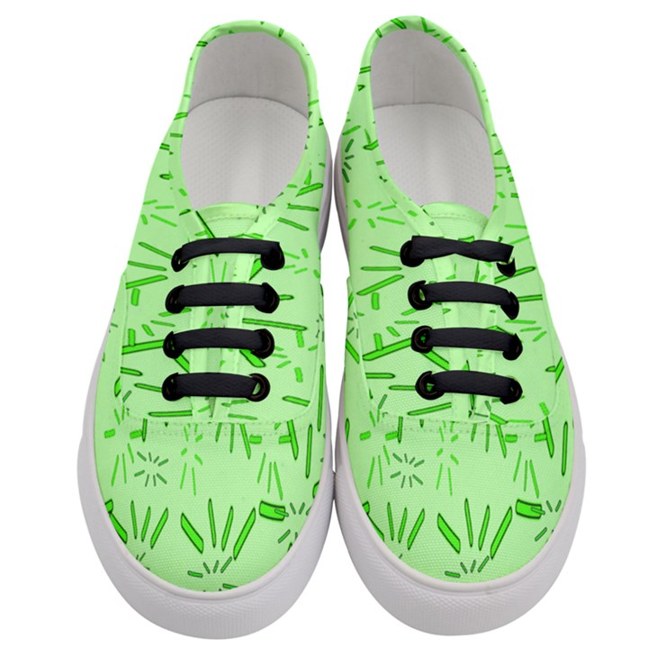 Electric Lime Women s Classic Low Top Sneakers